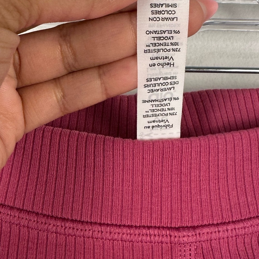 Alo Yoga Ribbed High-Waist 7/8 Blissful Legging Women’s Sz XS - Picture 7 of 7